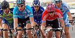 Kim Kirchen tows the leading group during stage 5 of the Tour of Qatar 2007